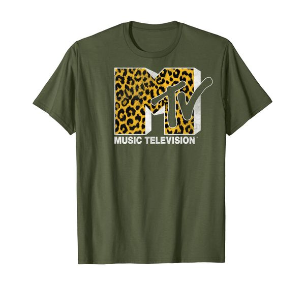 

MTV Logo Cheetah Print Graphic T-Shirt, Mainly pictures