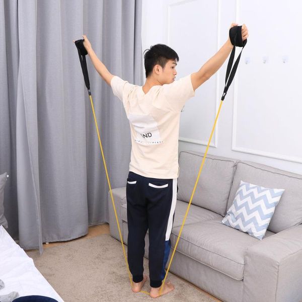 

pool & accessories swimming resistance belt set swim training band elastic exerciser (ankle buckle + 1pc 6x9x2m rope binding be