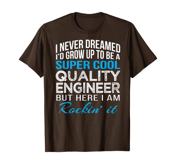 

super cool quality engineer funny gift t shirt, White;black