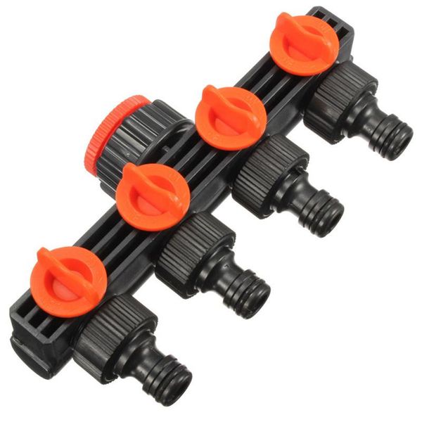 

watering equipments abs 4 way plastic irrigation accessories drip easy install durable garden splitter agricultural home tap connector