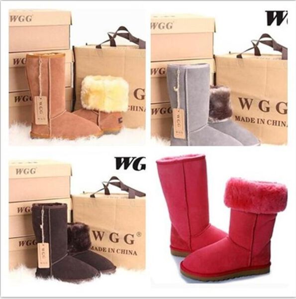 

new classic design girl women snow boots tall short women boots keep warm boot shoes, Black