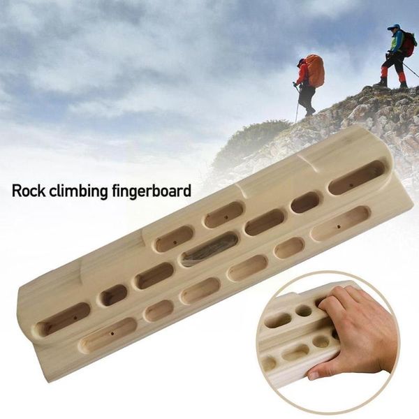 

cords, slings and webbing 1pc rock climbing fingerboard hangboard board grip for training o7o0