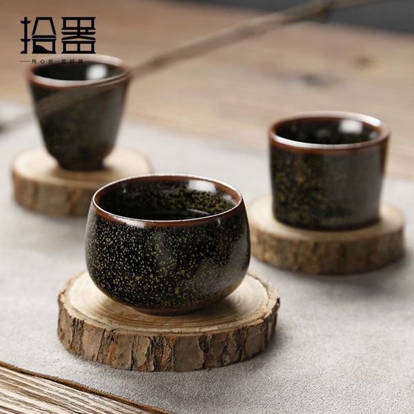 

cups & saucers tea powder ceramic cup coarse pottery small host individual single bowl set ceremony