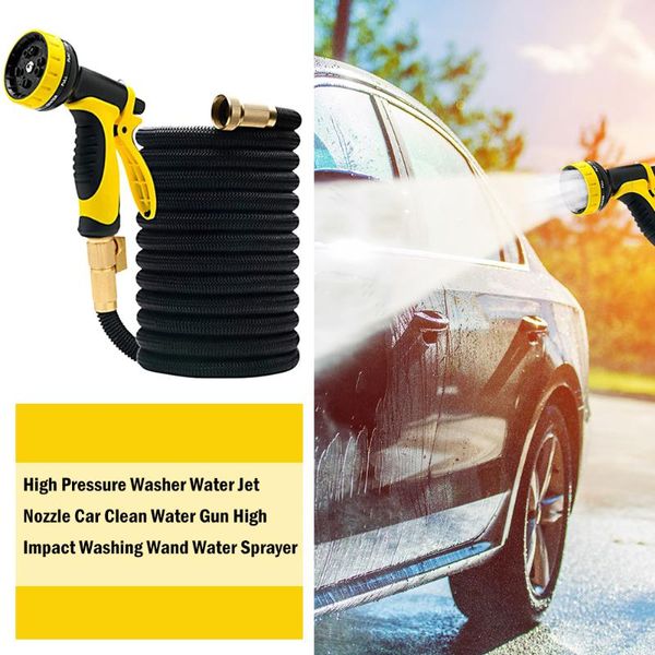 

garden hose water gun nozzle for car washing high pressure water hose sprayer saving watering irrigation tool kits