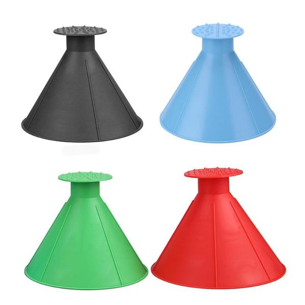

travel & roadway product removable cone shaped scrape windshield ice scraper funnel car glass snow remover tool