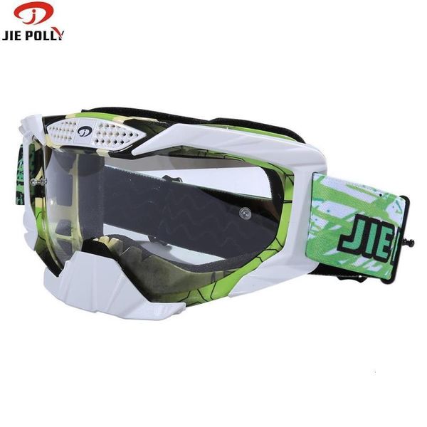 

vkvfd off road goggles mx motocross glasses compatibility goggle pit sunglasses bike dirt jiepolly mask bike helmet mountain cycling wrrxq, White;black