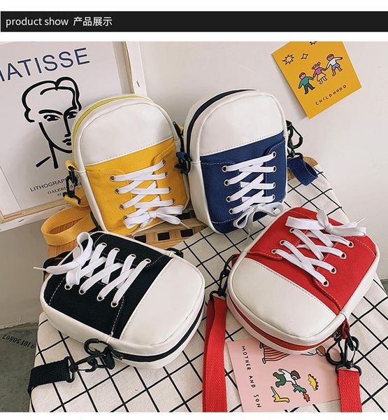

board shoes laces canvas mobile phone bag