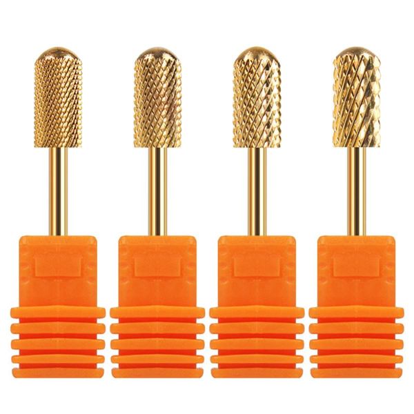 

nail art equipment tungsten steel electric file drills bits manicure machine grinding heads drill for pedicure tools, Silver