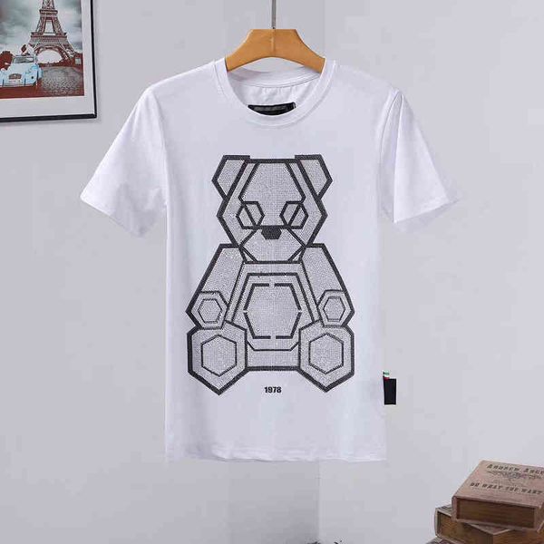 

t-shirt for men pack t-shirts designer tee for mens 2022 new t shirt cotton with rhinestone plus size m-3xl tech fleece, White;black