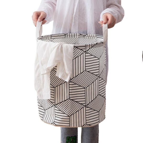 

clothing laundry basket bags folding large capacity washing clothes storage bag toy storage bucket waterproof sundries organizer