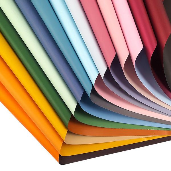 

other arts and crafts 20pcs floral gift wrapping paper valentine's day packaging bouquet wrapped craft waterproof tissue 58*58cm