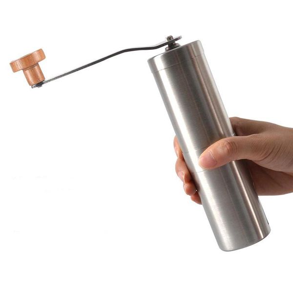 

manual coffee grinders stainless steel grinder aluminum burr conical bean miller