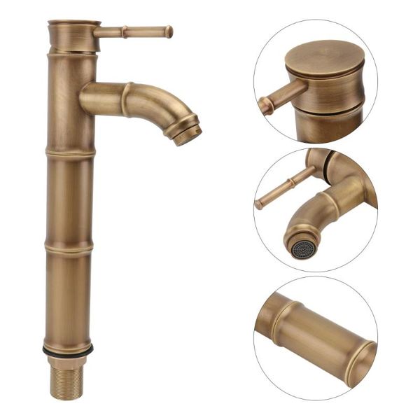 

bathroom sink faucets 1pc practical kitchen copper for home (golden)