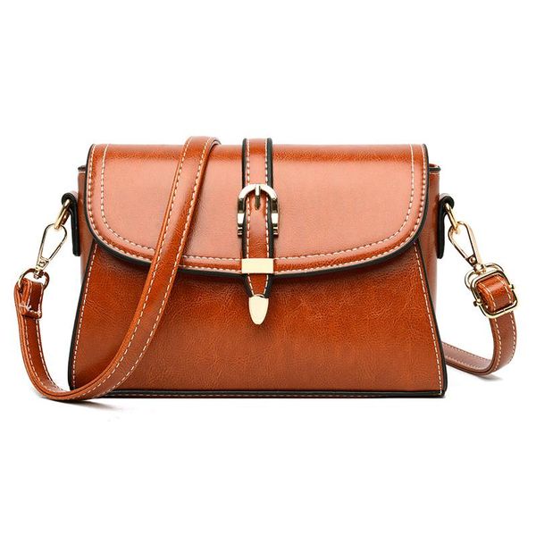 

evening bags pu leather female shoulder fashion solid color messenger bag 2021 woman leisure travel handbag and wallet
