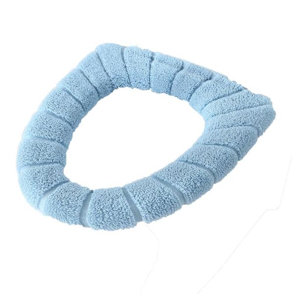 

toilet seat covers universal cover waterproof bathroom washable plush warm mat reusable homehold