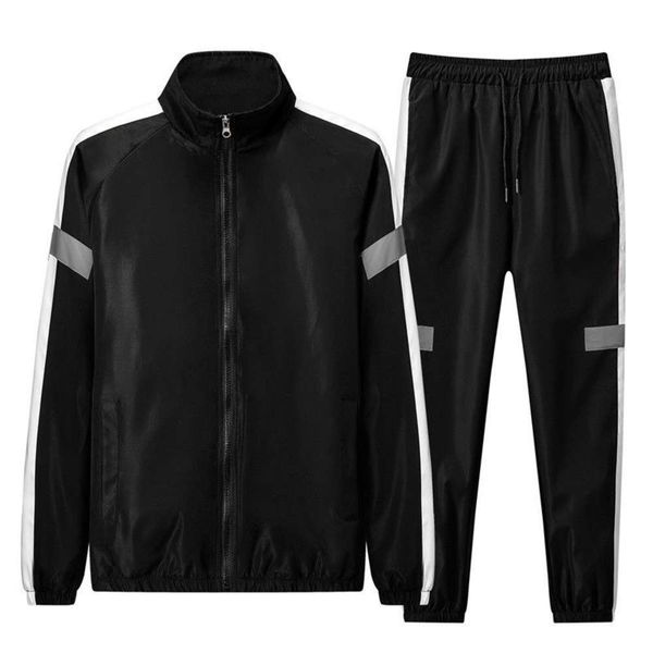 

two leisure youth new men's korean fall 2021 piece set large sports suit fashion, Gray