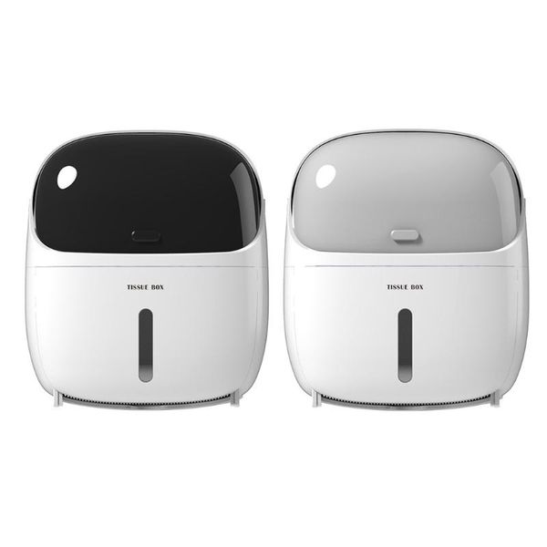 

tissue boxes & napkins toilet paper holder waterproof wall mounted for roll tube storage box tray shelf bathroom accessories