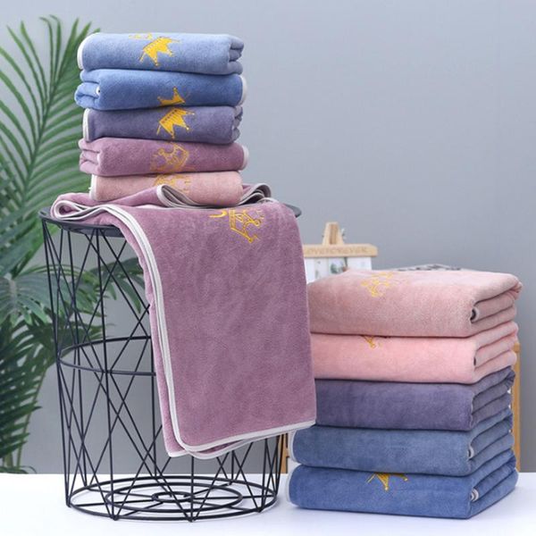 

towel household simple coral fleece microfiber soft super absorbent thickened quick-drying male and female bathroom towels