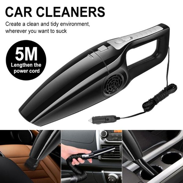 

vacuum cleaner car 12v powerful cyclone suction home portable handheld cleaning wet and dry use mini