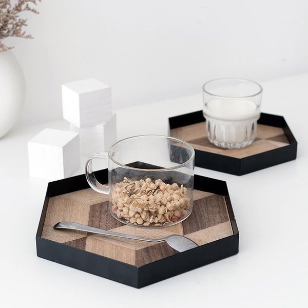 

nordic wood veneer color matching storage tray bread box container