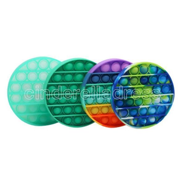 

decompression push pop gifts tie-dye noctilucent toys bubble autism anxiety stress reliever silicone pops it fidget toys by sea ships