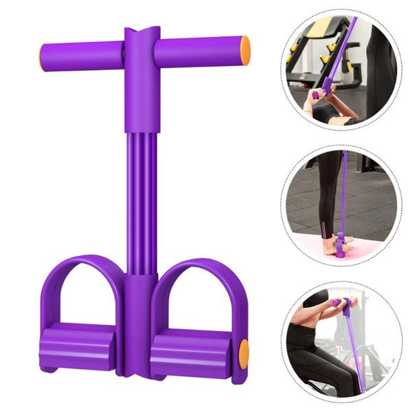 

resistance bands useful fitness pedaled type rope training (purple)
