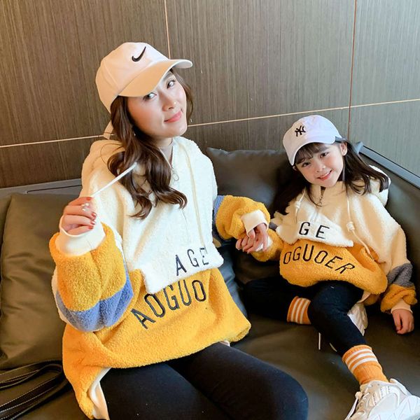 

korean children's clothing for parents and children new in winter, Blue
