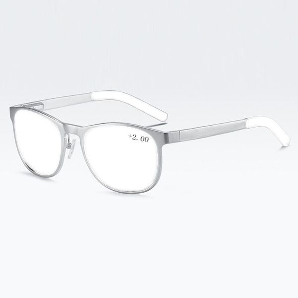 

sunglasses al-mg alloy round ultralight reading glasses +0.75 +1 +1.25 +1.5 +1.75 +2 +2.25 +2.5 +2.75 +3 +3.25 +3.5 +3.75 +4 to +6, White;black