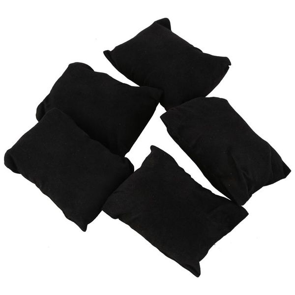 

jewelry pouches, bags 5 x velvet bracelet watch display pillow black, Pink;blue