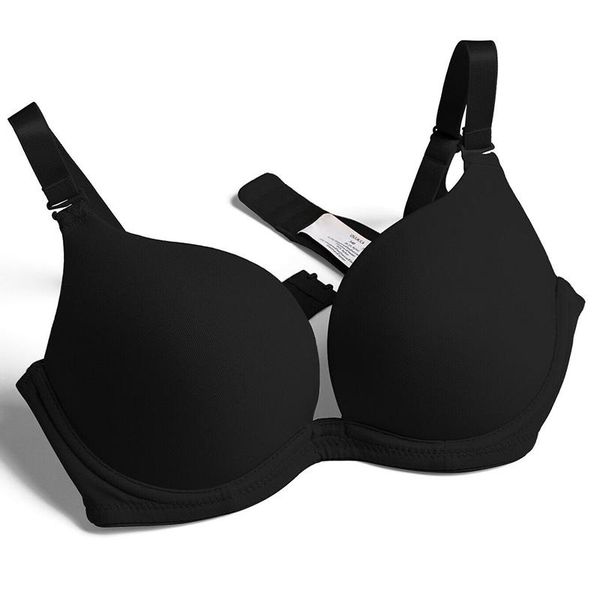 

quality underwear women push up lingerie bra wire padded convertible adjusted straps 65 70 75 80 85 90 95 100 a b c d e cup, Red;black