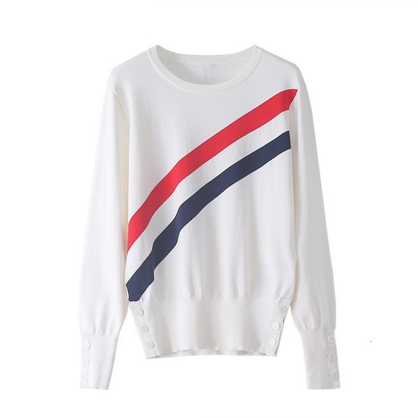 

712 2020 brand same style regular long sleeve kint sweater white pullover crew neck sweater dl