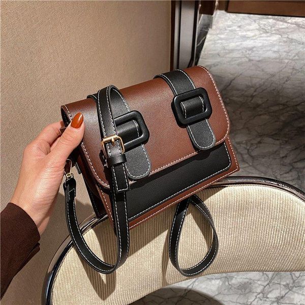 

vintage small pu leather crossbody flap bags brand fashion new quality women's 2021 luxury ladies shoulder handbag and purses