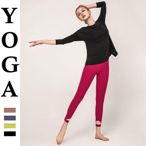 

yoga wear sports outdoor t-shirt comfortable women's sportswear lu-lu yoga wear sports outdoor casual comfortable women's clothes, White