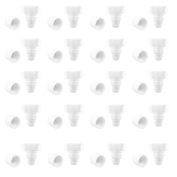 

bag clips 100pcs seal caps cosmetic nozzles self standing screw lids