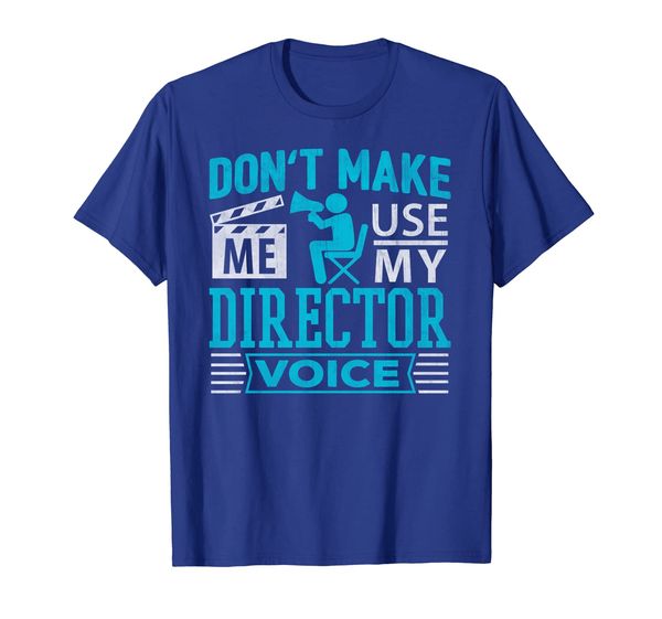 

director shirt don't make me use my director voice theatre, White;black