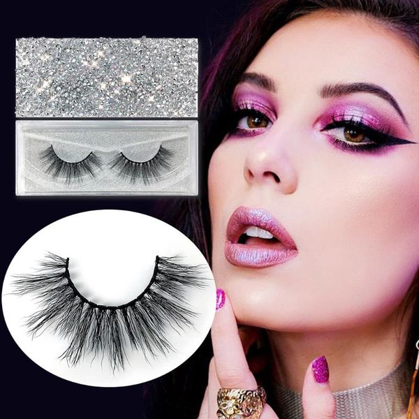 

false eyelashes 1 pair of fluffy ribbon natural party makeup high wave fiber lashes