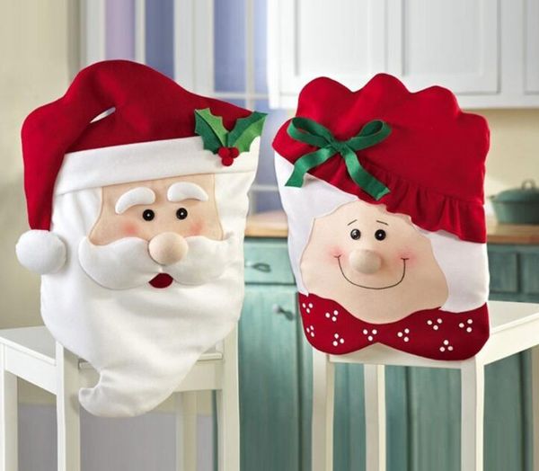 Weihnachtsmann, Schwiegervater und Schwiegermutter Esszimmerstuhlbezug Weihnachtsdekorationsprodukte GC420
