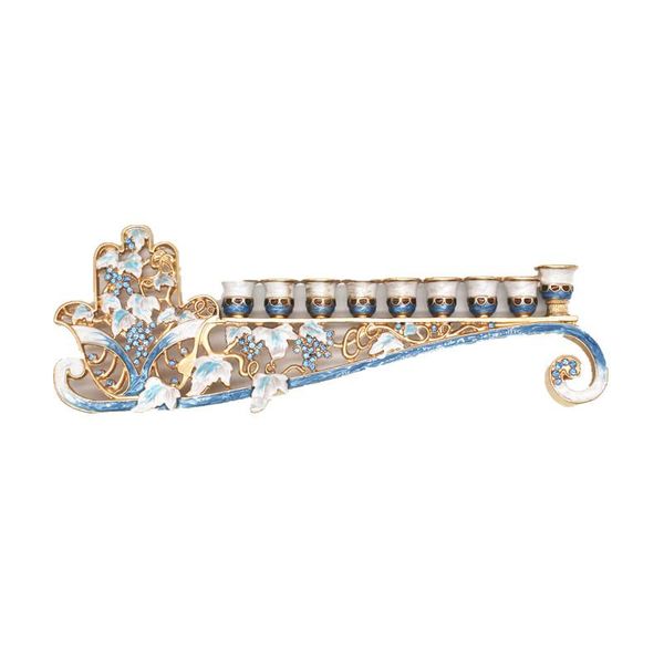 

candle holders religious activities menorah home decorations holder israel judaism retro lampstand candlestick 9 branch