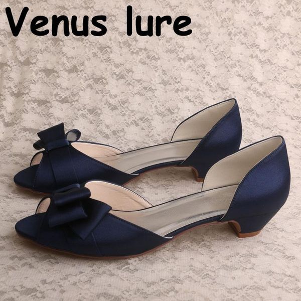 

dress shoes custom handmade kitten heel navy court size 4 open toe bow pumps women, Black