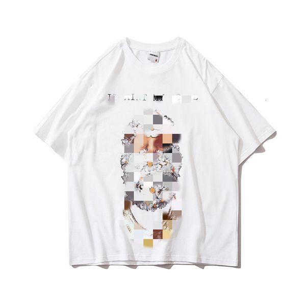 

men's t-shirts pyjtrl half sleeve short large male and female mk93, White;black