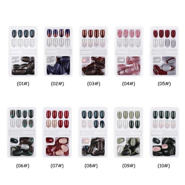 

simple false nail tip patch nail art decorations selling simplicity portable wraps removable flakes manicure tools