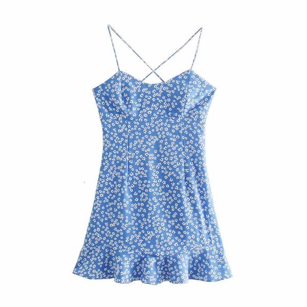 

casual dresses sweet women square collar sling 2021 summer fashion ladies college style fresh female printed mini cv3f, Black;gray