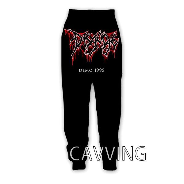 

men's pants fashion 3d print disgorge rock casual sports sweatpants straight jogging trousers, Black