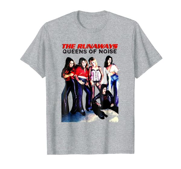 

the runaways t shirt queens of noise, White;black