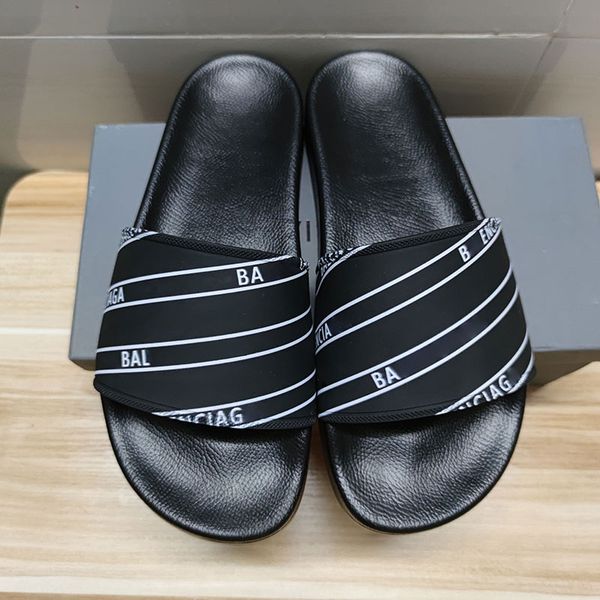 

men and women home indoor soft bathroom summer slipper designer rubber slippers sandals flat white fashion female beach flip flops 36-45 siz, Black