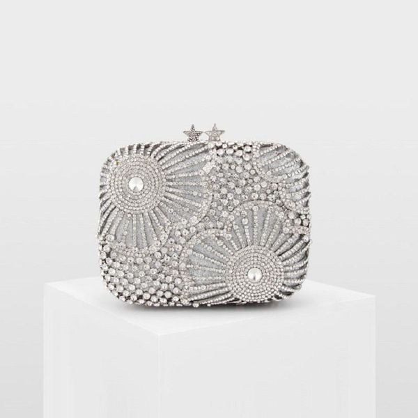 

waist bags star flower rhinestone dinner bag cocktail party fashion lady clutch