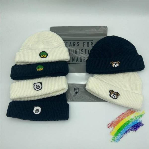 

beanies 2021fw embroidery human made hat caps men women 1:1 version fashion casual skateboard