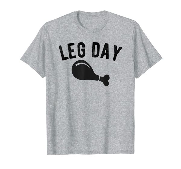 

leg day turkey leg thanksgiving drumstick body building meme t-shirt, White;black