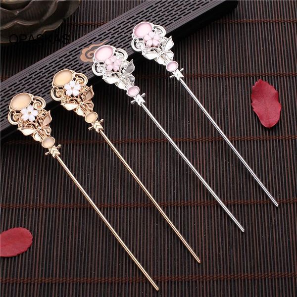 

hair clips & barrettes stick chopsticks vintage beautiful pin making accessories for women girl et, Golden;silver