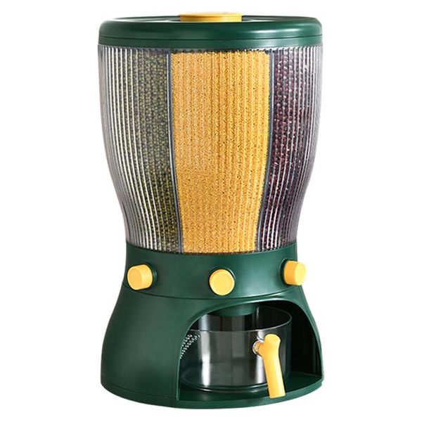 

storage bottles & jars my-0080 kitchen tank grain dispenser moisture-proof plastic automatic rack sealed container box